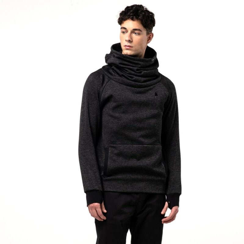 pinetime m-tunnel heather black kapucnis pulover 07